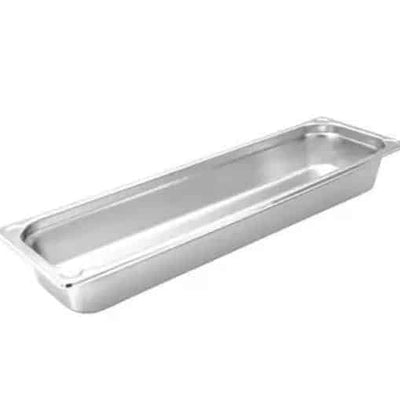 3Inox 523982 I Gastronorm Pan I Stainless Steel I Pan I Stainless Steel Gastronorm Pan I GN 2/4 I 530 x 162 x 65mm