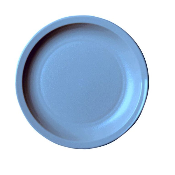 Cambro 55CWNR401 I Camwear Dinnerware Plates I Narrow Rim I 140 mm I Slate Blue I Case of 48