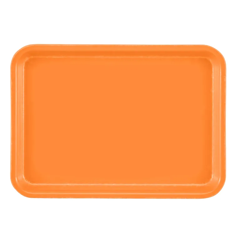 Cambro 57222 I Camtray Rectangular Tray I 125x180mm I Orange Pizazz I Case of 12