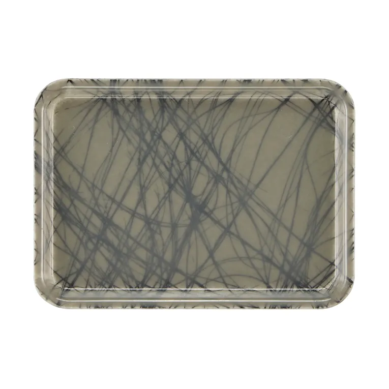 Cambro 57277 I Camtray Rectangular Tray I 125x180mm I Swirl Gray I Case of 12
