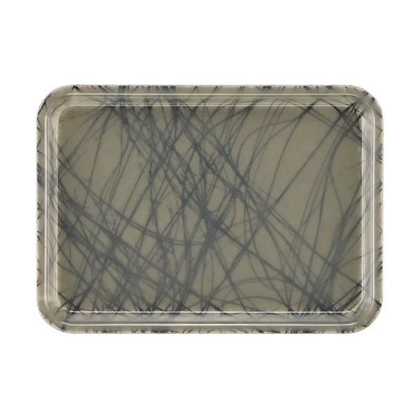 Cambro 57277 I Camtray Rectangular Tray I 125x180mm I Swirl Gray I Case of 12