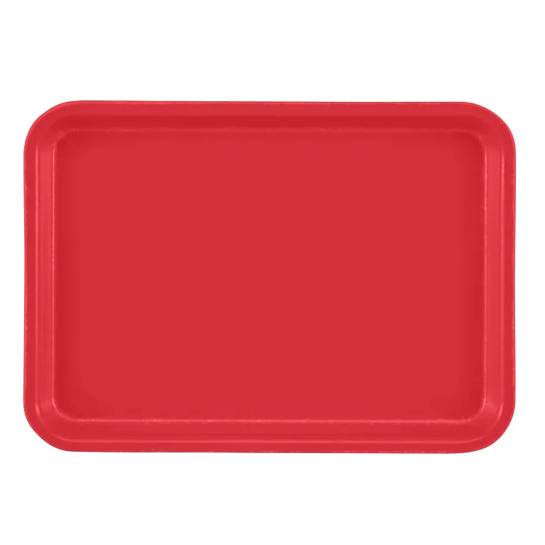 Cambro 57510 I Camtray Rectangular Tray I 125x180mm I Signal Red I Case of 12