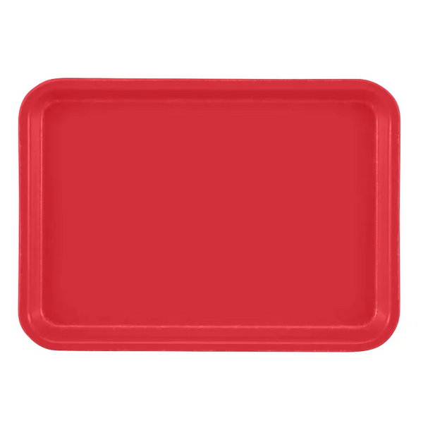 Cambro 57510 I Camtray Rectangular Tray I 125x180mm I Signal Red I Case of 12
