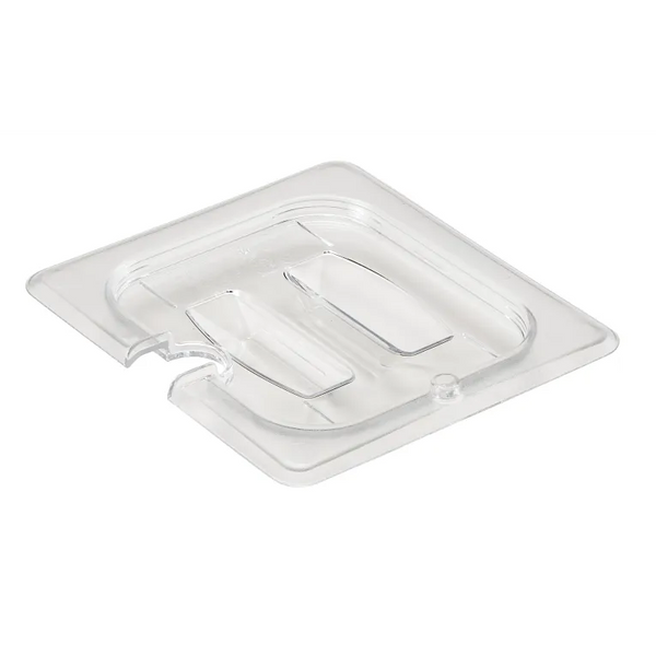 Cambro 60CWCHN135 I Camwear GN 1/6 Notched Cover With Handle I Clear I Case of 6