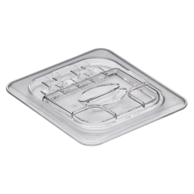 Cambro 60CWL135 I Camwear GN 1/6 FlipLids I Clear I Case of 6