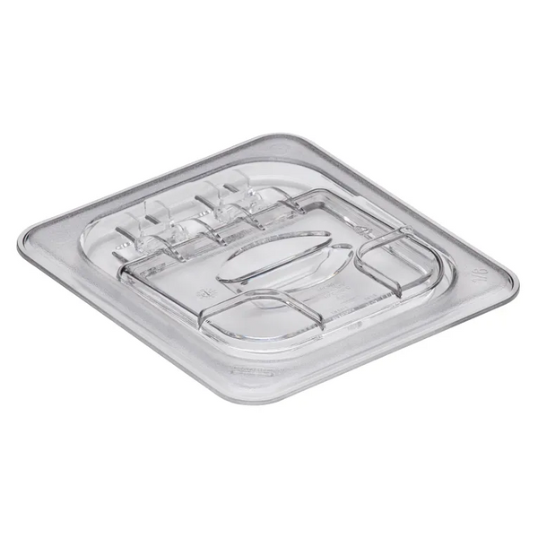Cambro 60CWL135 I Camwear GN 1/6 FlipLids I Clear I Case of 6