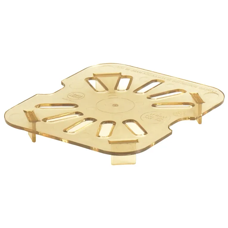 Cambro 60HPD150 I GN 1/6 H-Pan High Heat Drain Shelves I Amber I Case of 6