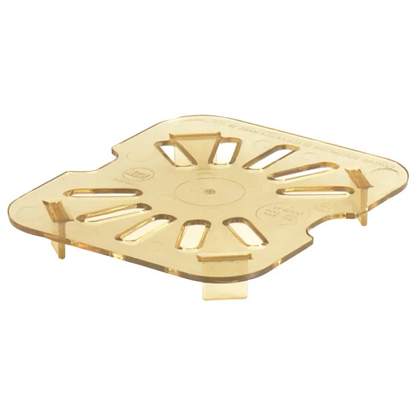 Cambro 60HPD150 I GN 1/6 H-Pan High Heat Drain Shelves I Amber I Case of 6