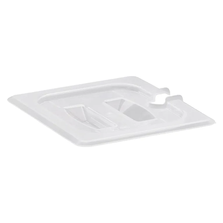 Cambro 60PPCHN190 I GN 1/6 Translucent Lids I Notched Cover w/Handle I Case of 6
