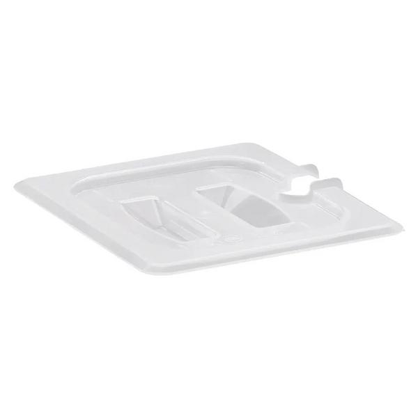 Cambro 60PPCHN190 I GN 1/6 Translucent Lids I Notched Cover w/Handle I Case of 6