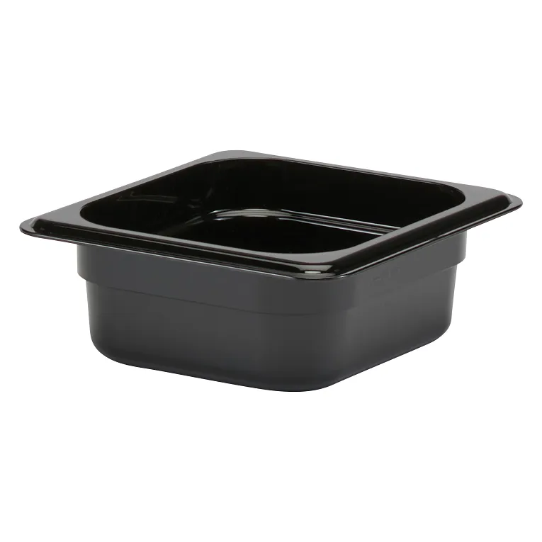 Cambro 62CW110 I Camwear GN 1/6 Food pan 65 mm Deep I 1L I Black I Case of 6