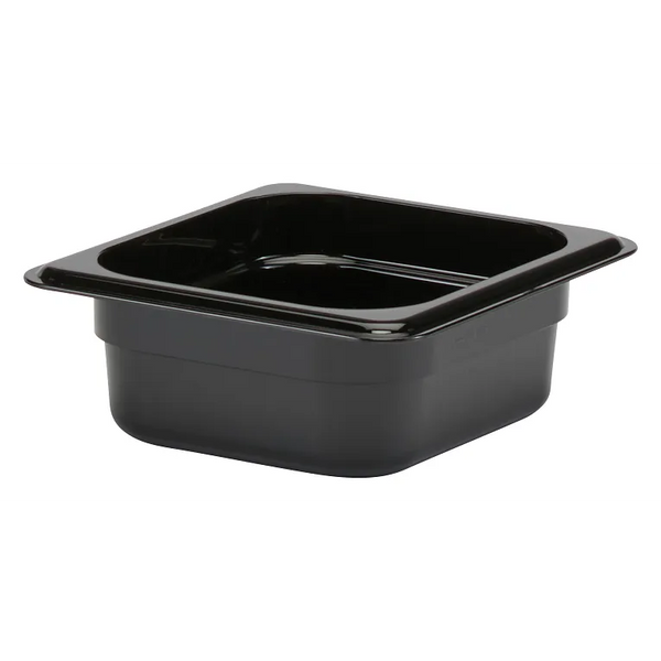 Cambro 62CW110 I Camwear GN 1/6 Food pan 65 mm Deep I 1L I Black I Case of 6
