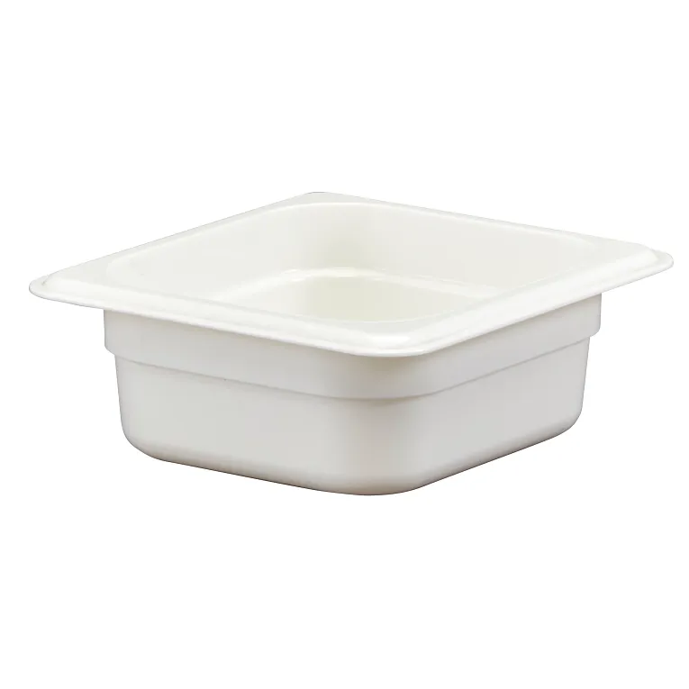 Cambro 62CW148 I Camwear GN 1/6 Food pan 65 mm Deep I 1L I White I Case of 6