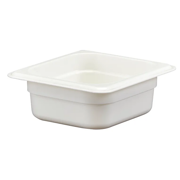 Cambro 62CW148 I Camwear GN 1/6 Food pan 65 mm Deep I 1L I White I Case of 6