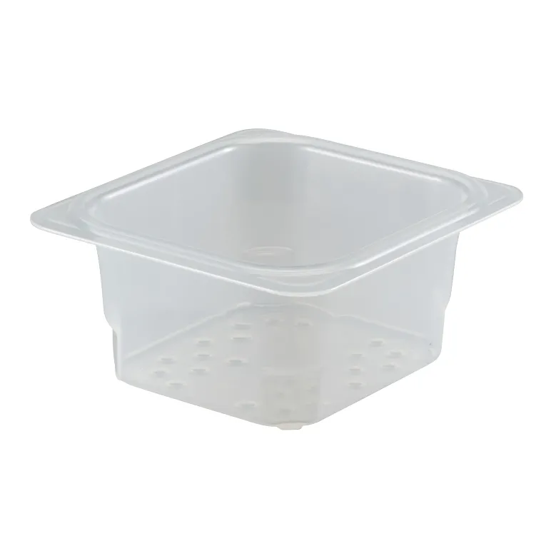 Cambro 63CLRPP190 I GN 1/6 Colander Pans 76 mm Deep I Translucent I Case of 6