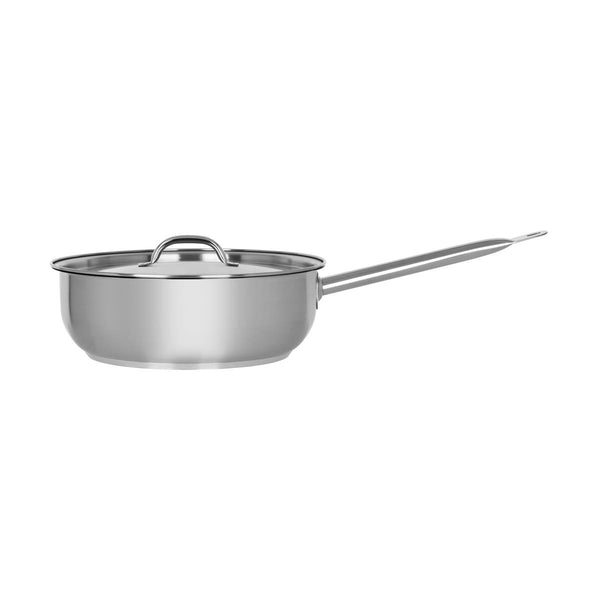 Chef Inox Elite Saute Pan with Lid 18/10 280x95mm