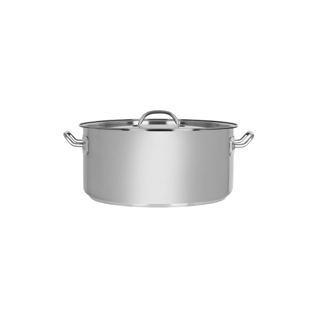 Chef Inox Elite Casserole with Lid 18/10 320x150mm 12.0lt