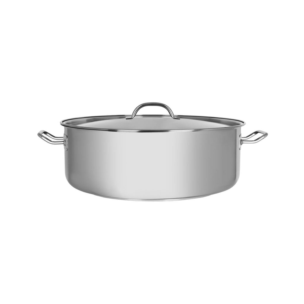 Chef Inox Elite Casserole with Lid 18/10 400x145mm 18lt