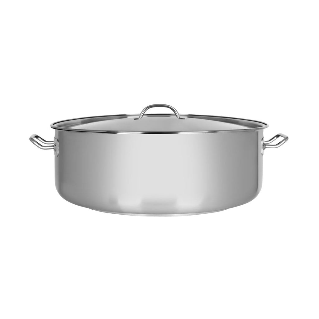 Chef Inox Elite Casserole with Lid 18/10 450x160mm 25lt