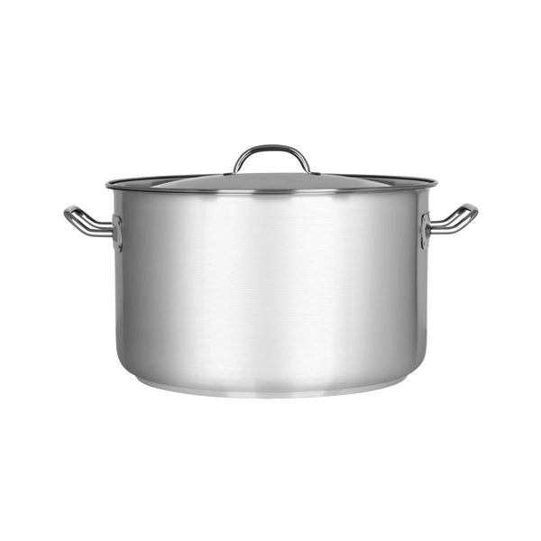 Chef Inox Elite Sauce Pot with Lid 18/10 400x240mm 30lt
