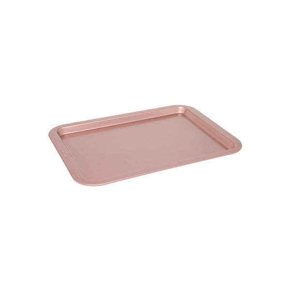 Wiltshire Baking Sheet-Rect Rose Gold 335x240x15mm Non-Stick