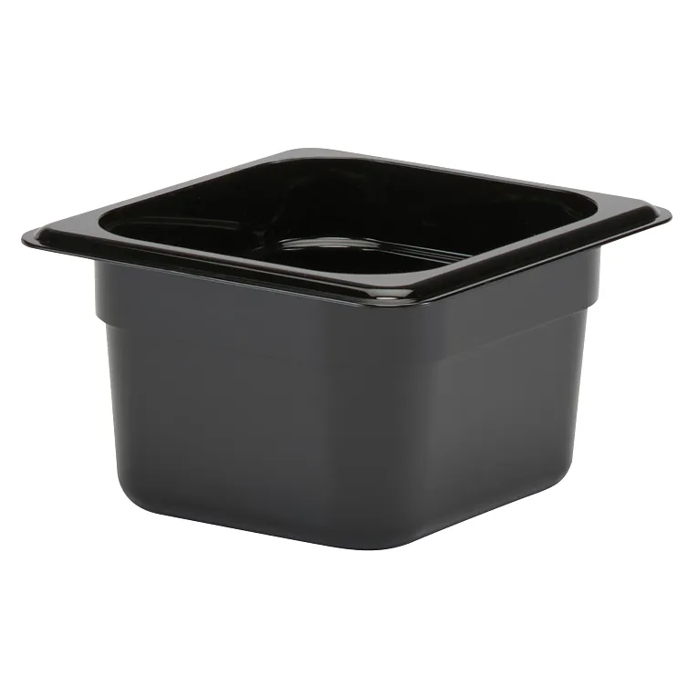 Cambro 64CW110 I Camwear GN 1/6 Food pan 100 mm Deep I 1.5L I Black I Case of 6