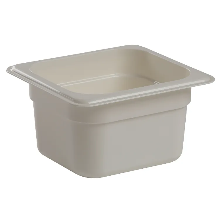 Cambro 64CW148 I Camwear GN 1/6 Food pan 100 mm Deep I 1.5L I White I Case of 6