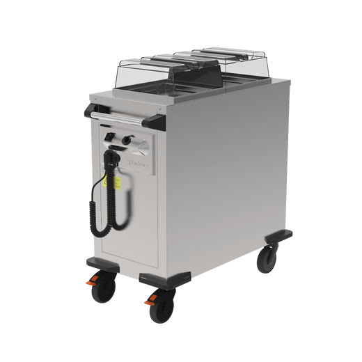 Rieber RRV-U2-190-320 Mobile Tubular Dispenser (Round) - Circulating Air Heating | Double Tube | 56kgs