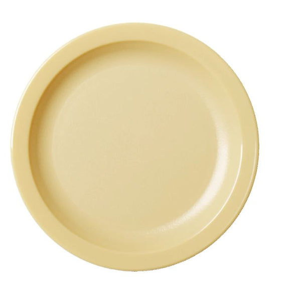 Cambro 65CWNR133 I Camwear Dinnerware Plates I Narrow Rim I 165 mm I Beige I Case of 48