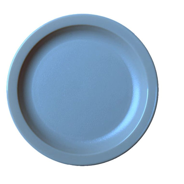 Cambro 65CWNR401 I Camwear Dinnerware Plates I Narrow Rim I 165 mm I Slate Blue I Case of 48