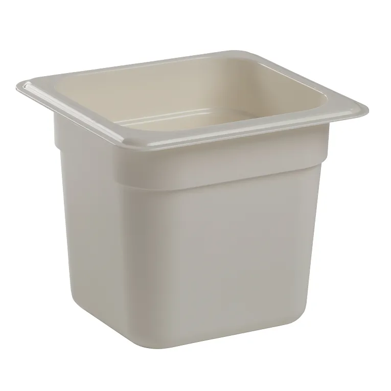 Cambro 66CW148 I Camwear GN 1/6 Food pan 150 mm Deep I 2.2L I White I Case of 6