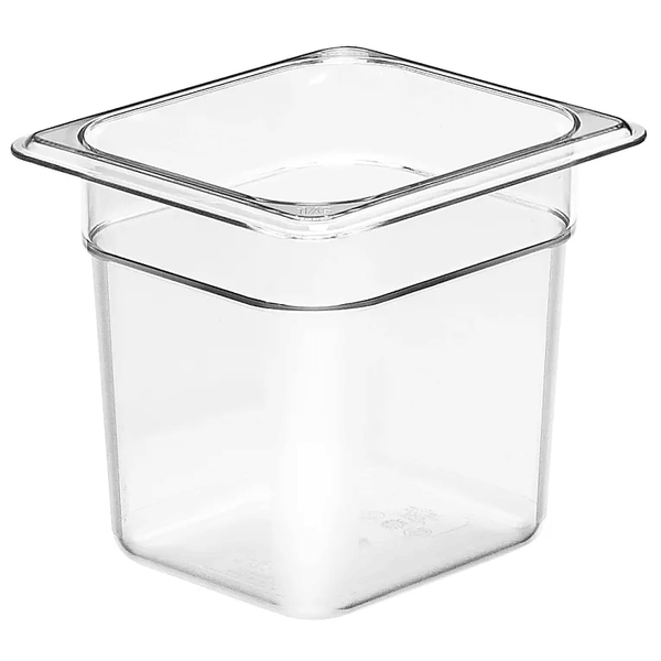 Cambro 66CW135 I Camwear GN 1/6 Food pan 150 mm Deep I 2.2L I Clear I Case of 6