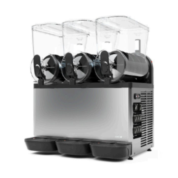 Carpigiani Horeca GraniLuxe Silver PP Triple Bowl Slushie Machine | 36L (3 x 12L) | Silver