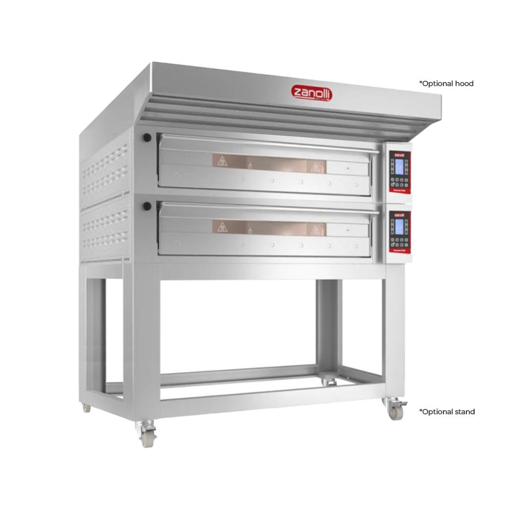 Zanolli I POM6E04A-2 I Zanolli Teorema Polis I Double Deck Pizza Oven I Electric Deck Ovens I Double Deck Oven I Commercial Pizza Oven