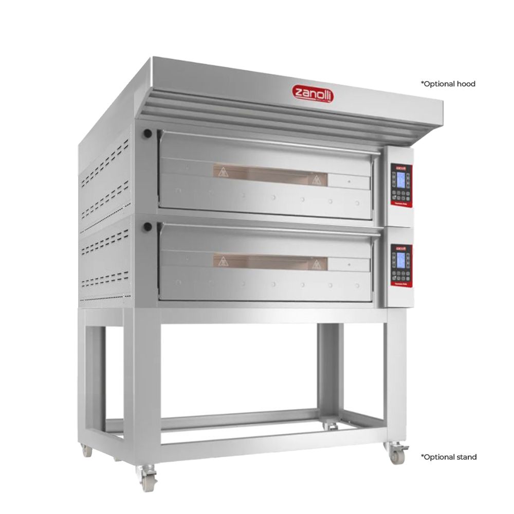 Zanolli I POM6E06A-2 I Zanolli Teorema Polis I Double Deck Pizza Oven I Electric Deck Ovens I Double Deck Oven I Commercial Pizza Oven