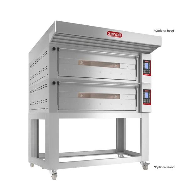 Zanolli I POM6E06A-2 I Zanolli Teorema Polis I Double Deck Pizza Oven I Electric Deck Ovens I Double Deck Oven I Commercial Pizza Oven