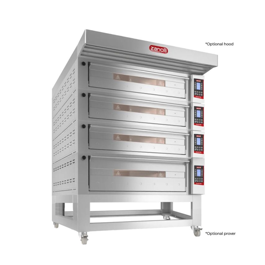 Zanolli I POM6E06A-1+POM6E04A-3 I Zanolli Teorema Polis I Deck Bakery Oven I Electric Deck Ovens I 4 I Deck Oven I Commercial Pizza Oven
