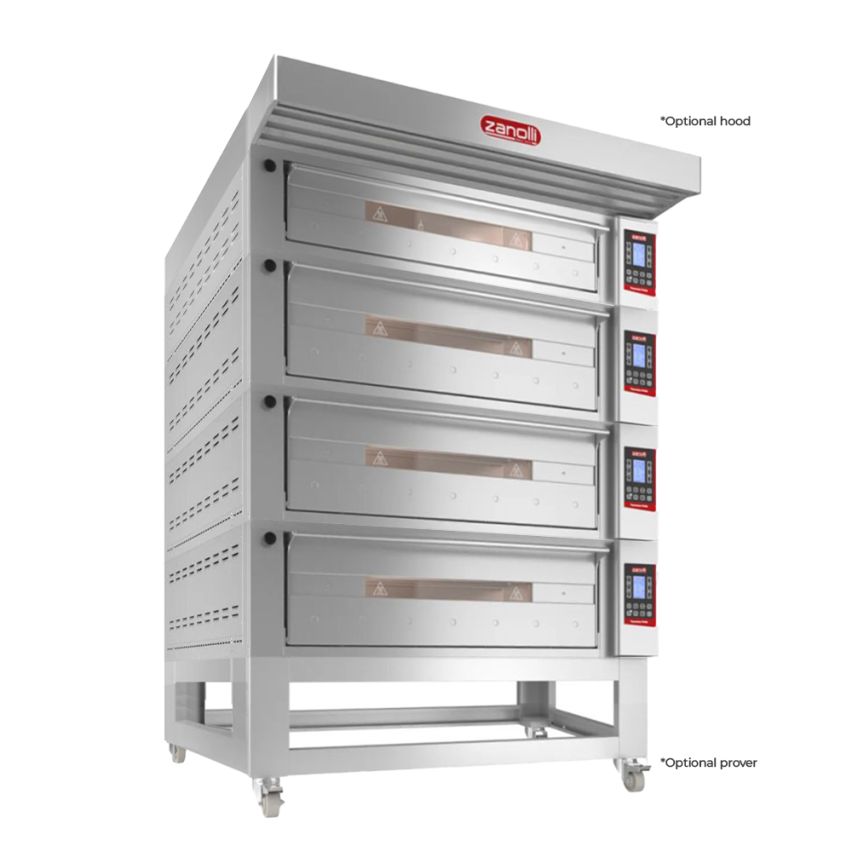 Zanolli I POM6E06A-3+POM6E04A-1 I Zanolli Teorema Polis I Deck Bakery Oven I Electric Deck Ovens I 4 I Deck Oven I Commercial Pizza Oven
