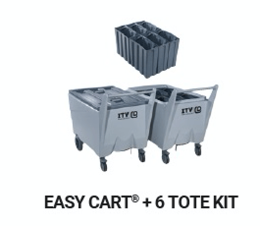 SKOPE 6 TOTE KIT ITV SILO Ice Storage Cart | 70kg Storage