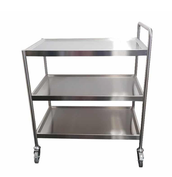 Food Serving Trolley, 3Inox, 710081, Food Trolley, Stainless Steel, Service Cart 
