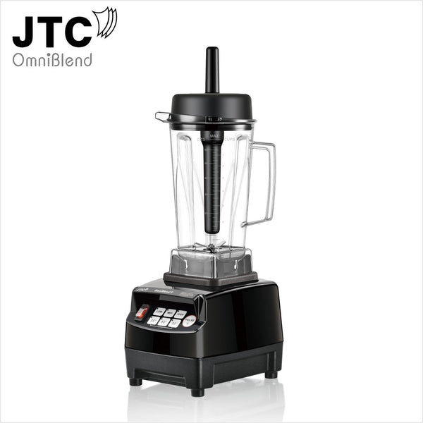 JTC OmniBlend TM 800 2 Litre Jug with Rubber Lid and Tamper Rod 3 HP Heavy Duty Blender