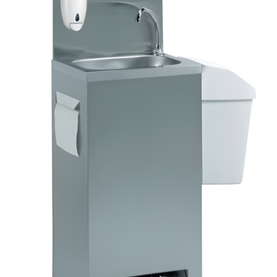 Tournus 806517 | Foot-Operated | Mobile Hand Wash Basin | Wash Basin