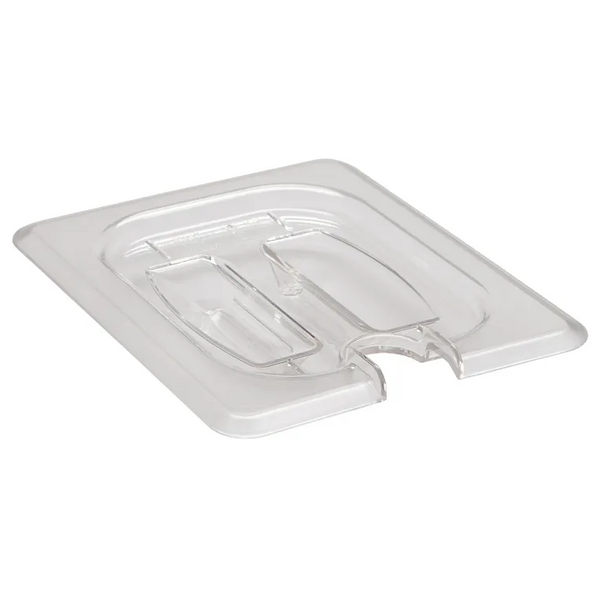 Cambro 80CWCHN135 I Camwear GN 1/8 Notched Cover With Handle I Clear I Case of 6