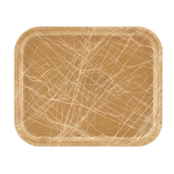 Cambro 810214 I Camtray Rectangular Tray I 205x250mm I Abstract Tan I Case of 12