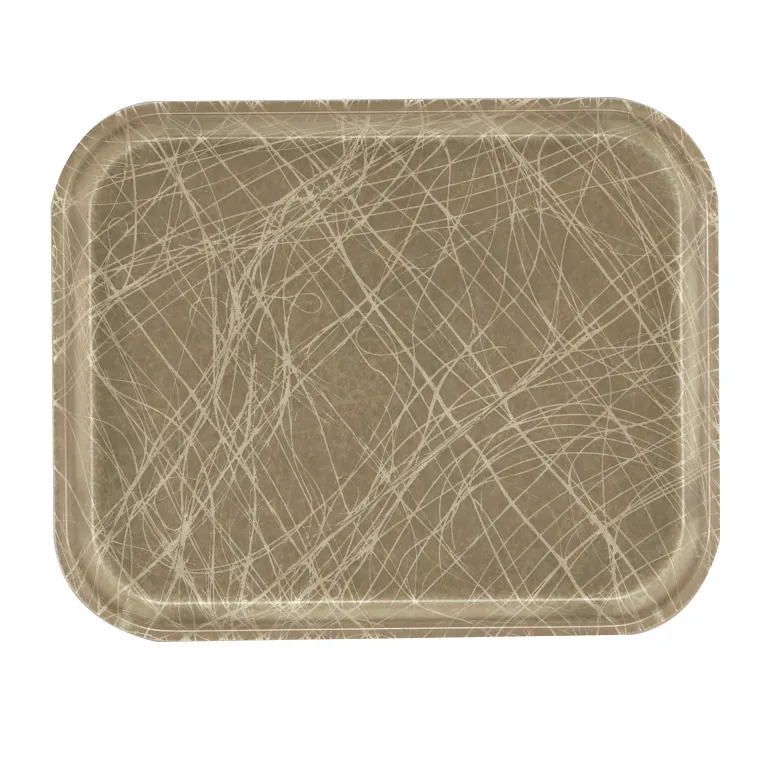 Cambro 810215 I Camtray Rectangular Tray I 205x250mm I Abstract Gray I Case of 12