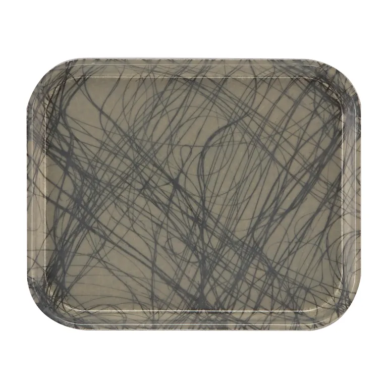Cambro 810277 I Camtray Rectangular Tray I 205x250mm I Swirl Gray I Case of 12