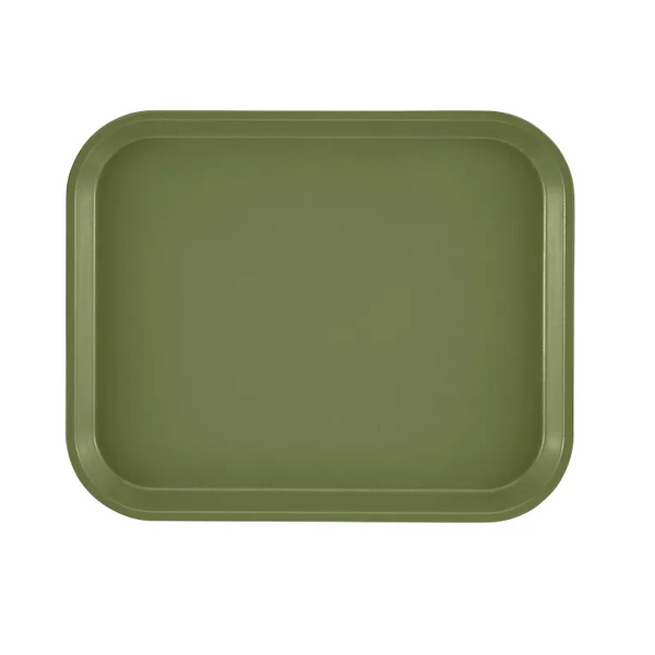 Cambro 810428 I Camtray Rectangular Tray I 205x250mm I Olive Green I Case of 12