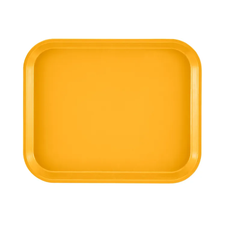 Cambro 810504 I Camtray Rectangular Tray I 205x250mm I Mustard I Case of 12