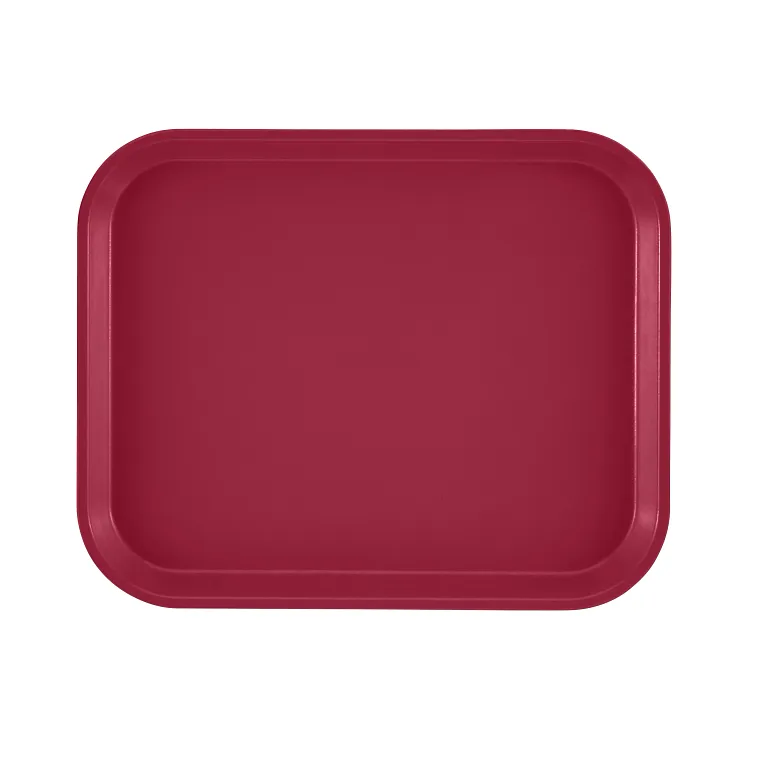 Cambro 810505 I Camtray Rectangular Tray I 205x250mm I Cherry Red I Case of 12