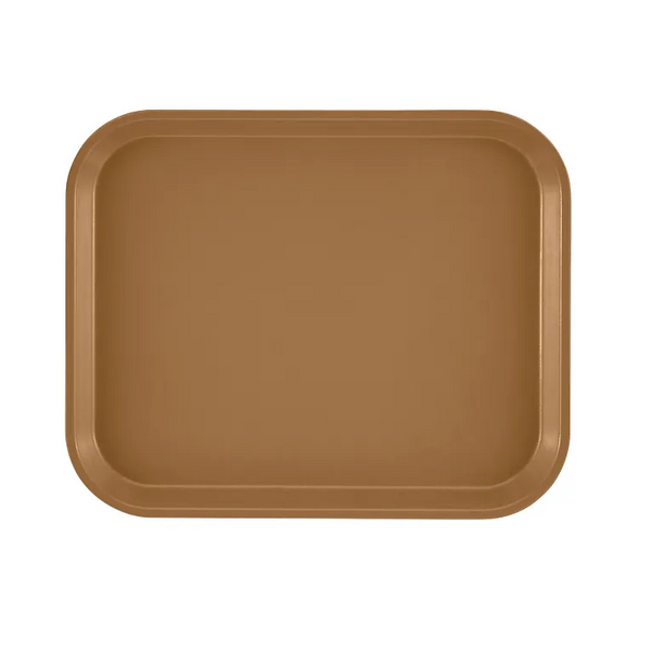 Cambro 810508 I Camtray Rectangular Tray I 205x250mm I Suede Brown I Case of 12